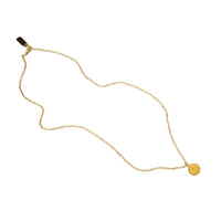 Tiny Mushroom Coral Necklace