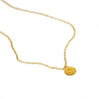 Tiny Mushroom Coral Necklace