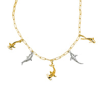 O Ke Kai Shark Lover's Necklace - Gold Vermeil