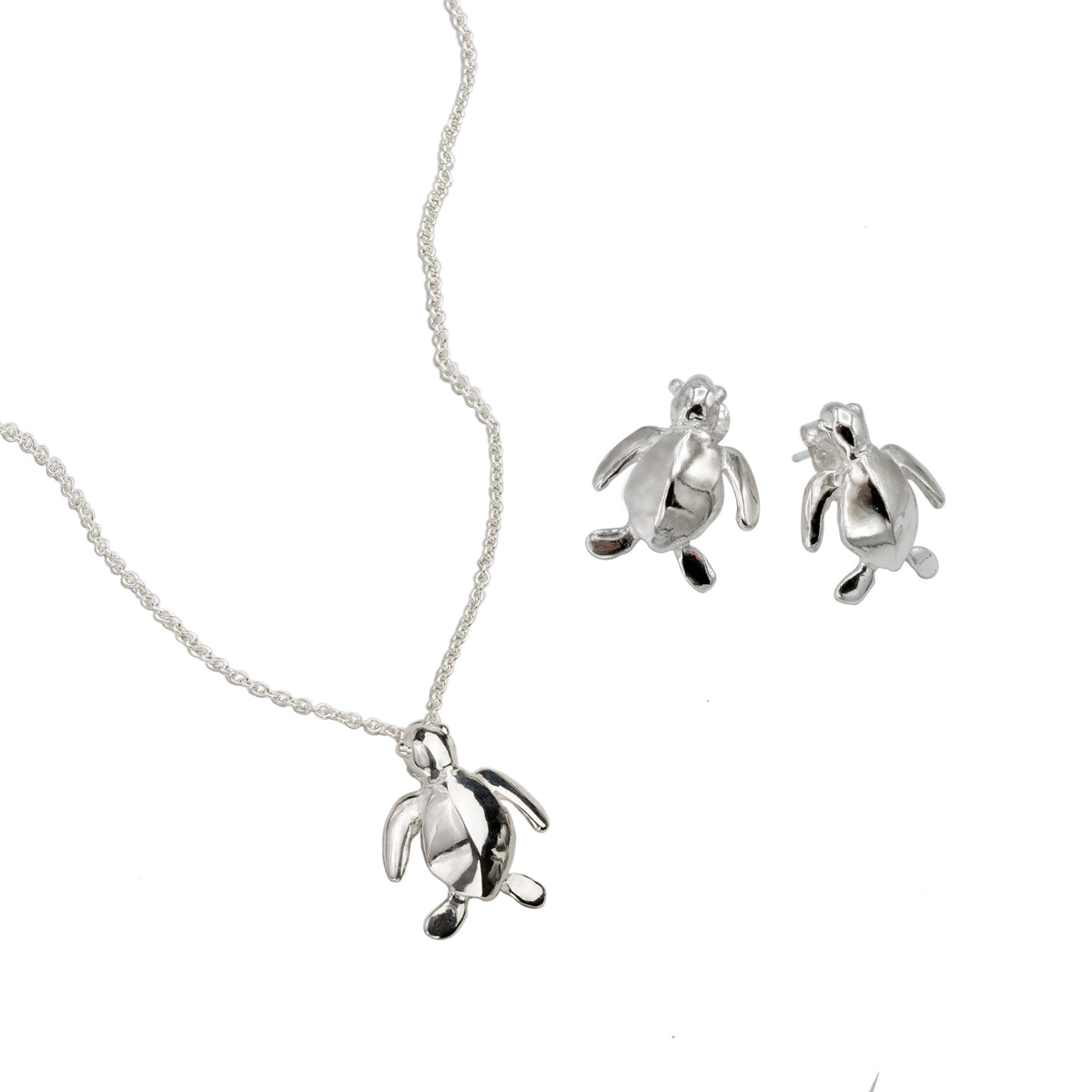 Honu Iki Set - Earrings + Necklace