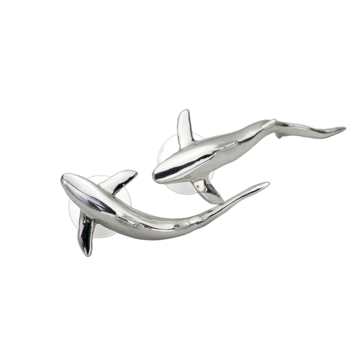Blue Shark Post Earrings