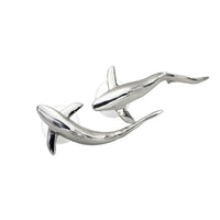 Blue Shark Post Earrings