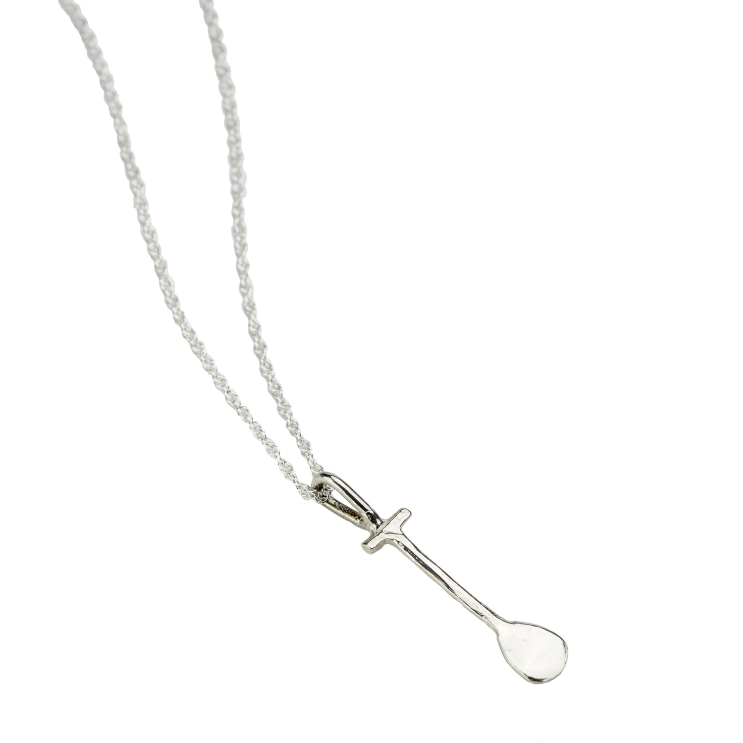 Outrigger Paddle Necklace | Sterling Silver Hawaii | 'Alohi Kai