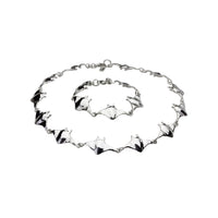 Soaring Manta Ray Link Necklace