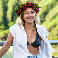 Hahalua Flying Manta Ray Necklace