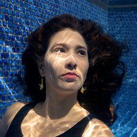 Hahalua Flying Manta Ray Earrings