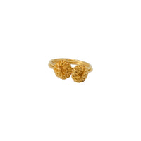 Tiny Mushroom Coral Stacker Ring