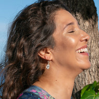 Poliahu Snow Goddess Nudibranch Drop Earrings