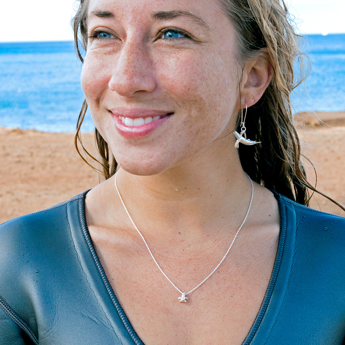Tiny Honu Turtle Necklace