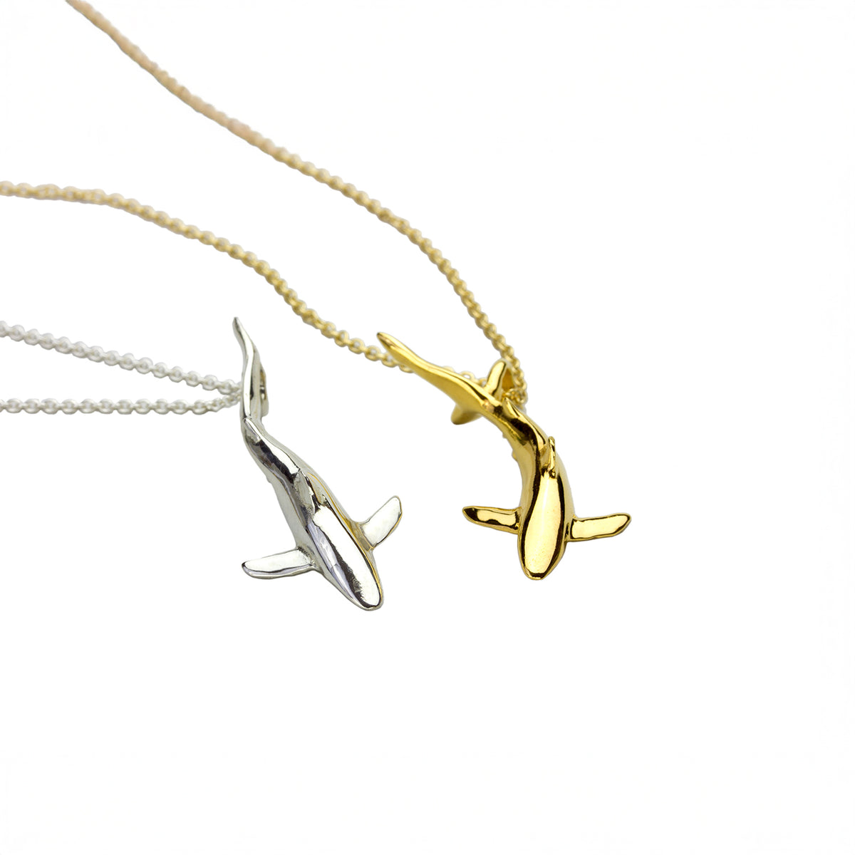 Serpentine - Blue Shark Necklaces