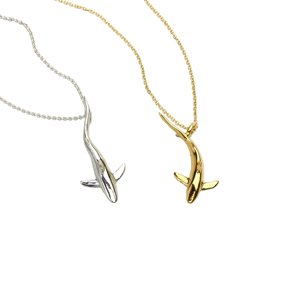 Serpentine - Blue Shark Necklaces