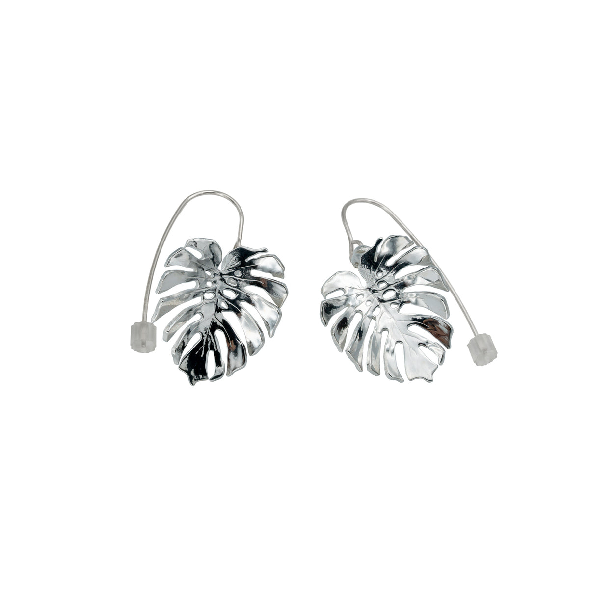 Monstera Drop Earrings