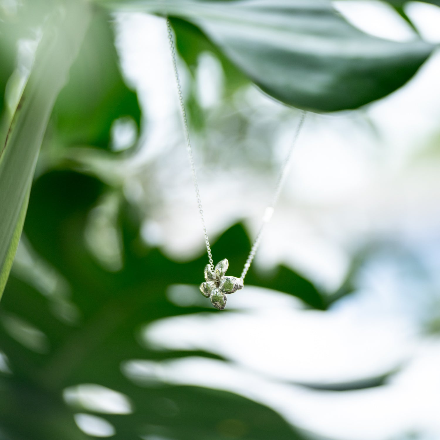 Puakenikeni Necklace | Hand Carved Hawaii Flowers | 'Alohi Kai