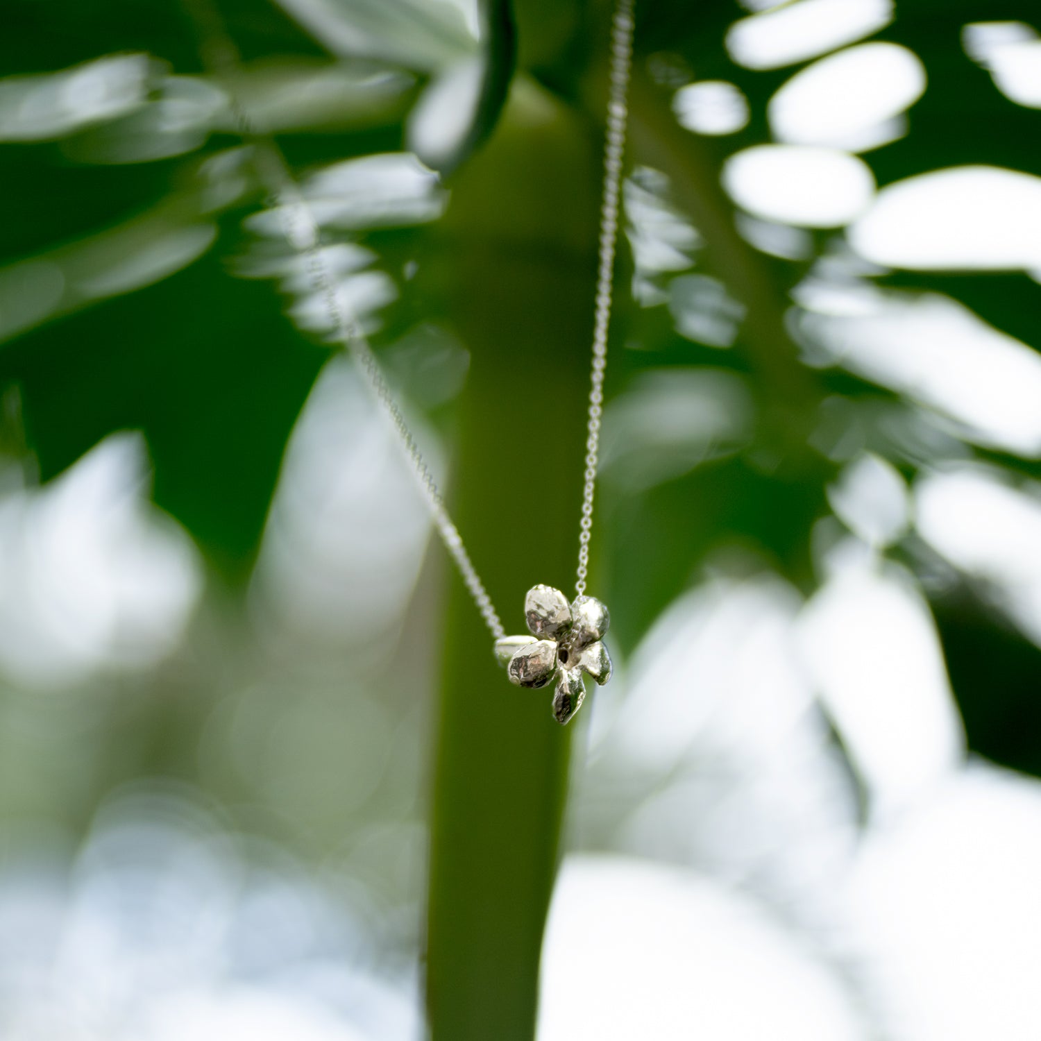 Puakenikeni Necklace | Hand Carved Hawaii Flowers | 'Alohi Kai