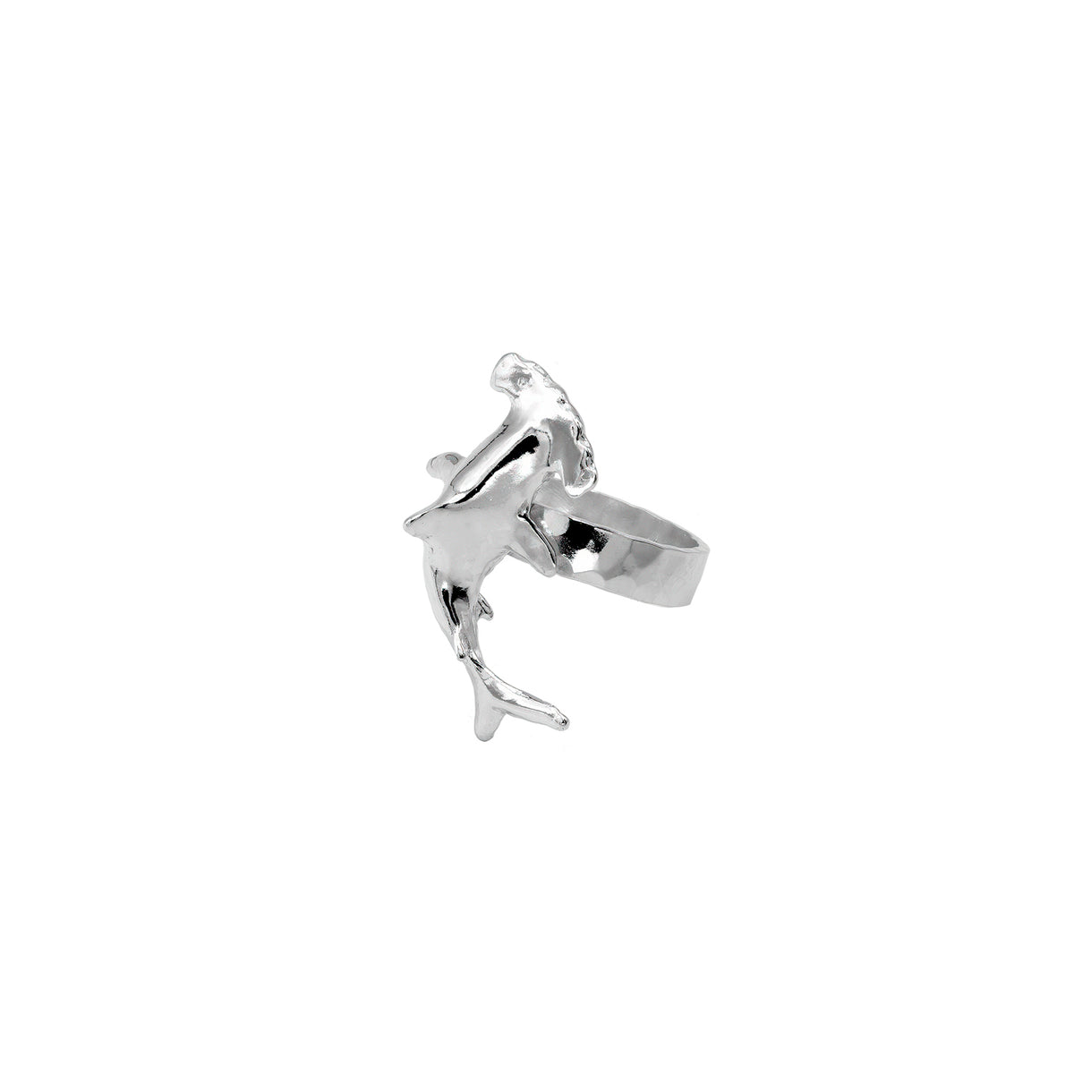 Scalloped Hammerhead Shark Ring