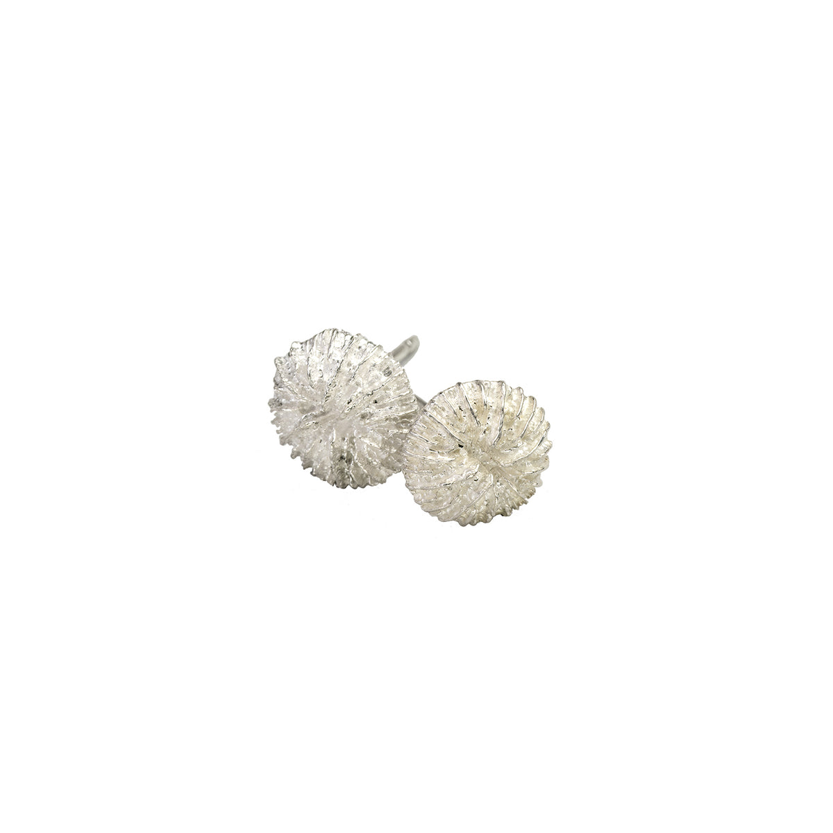 Tiny Mushroom Coral Stud Earrings