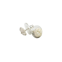 Tiny Mushroom Coral Stud Earrings