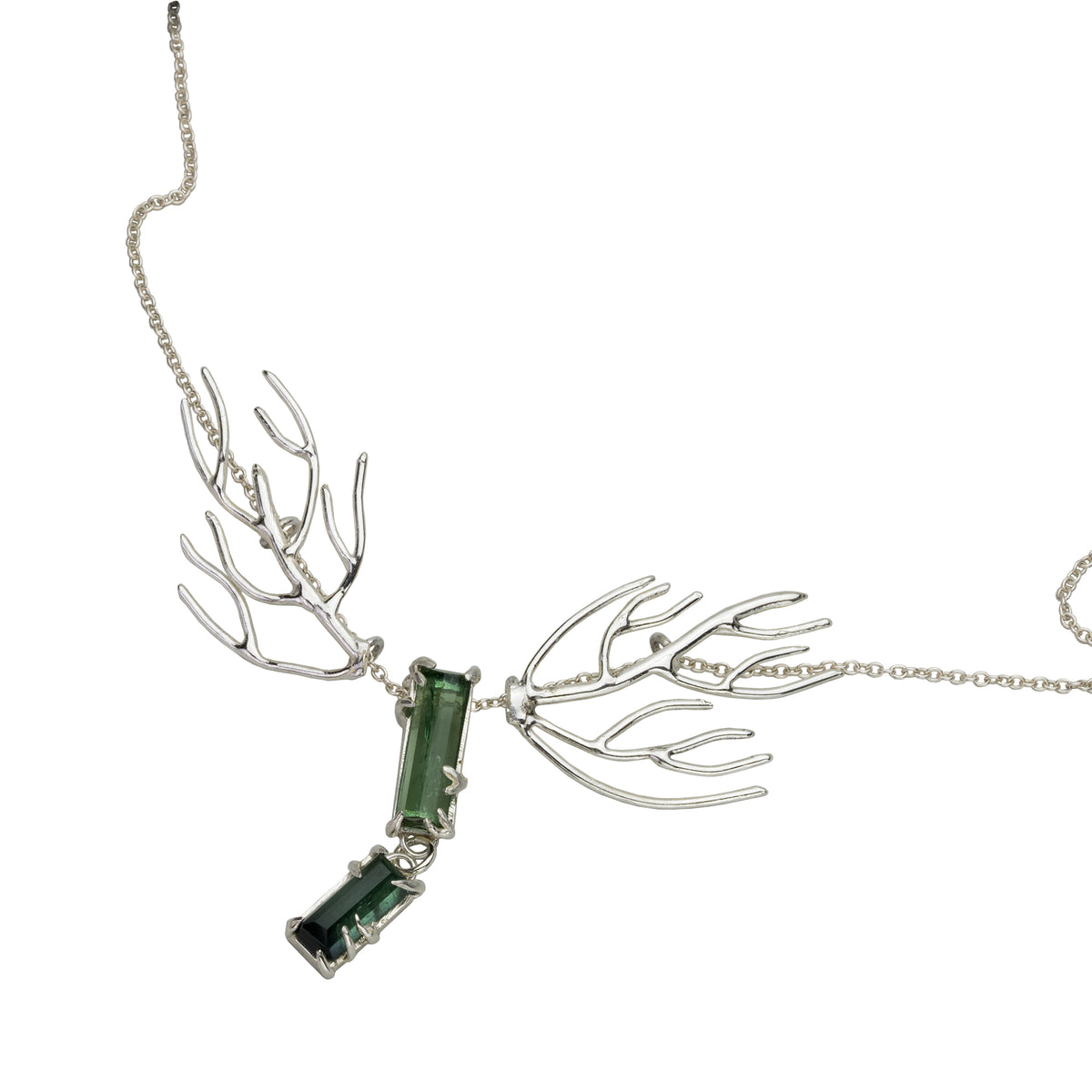 Winged Tourmaline Necklace