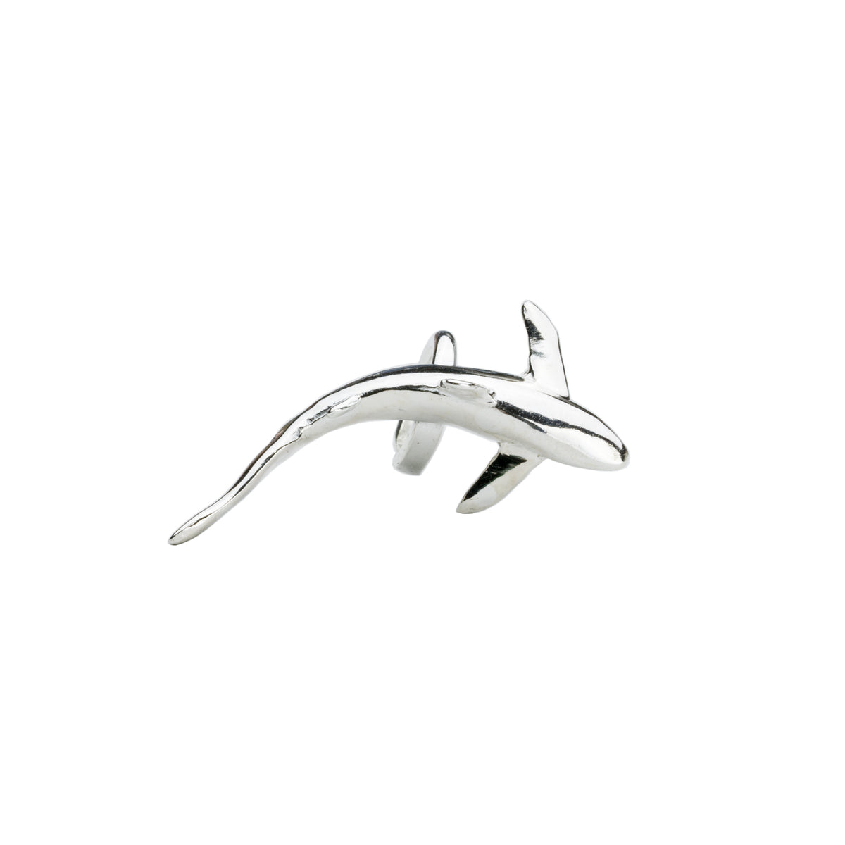 Blue Shark Ear Cuff