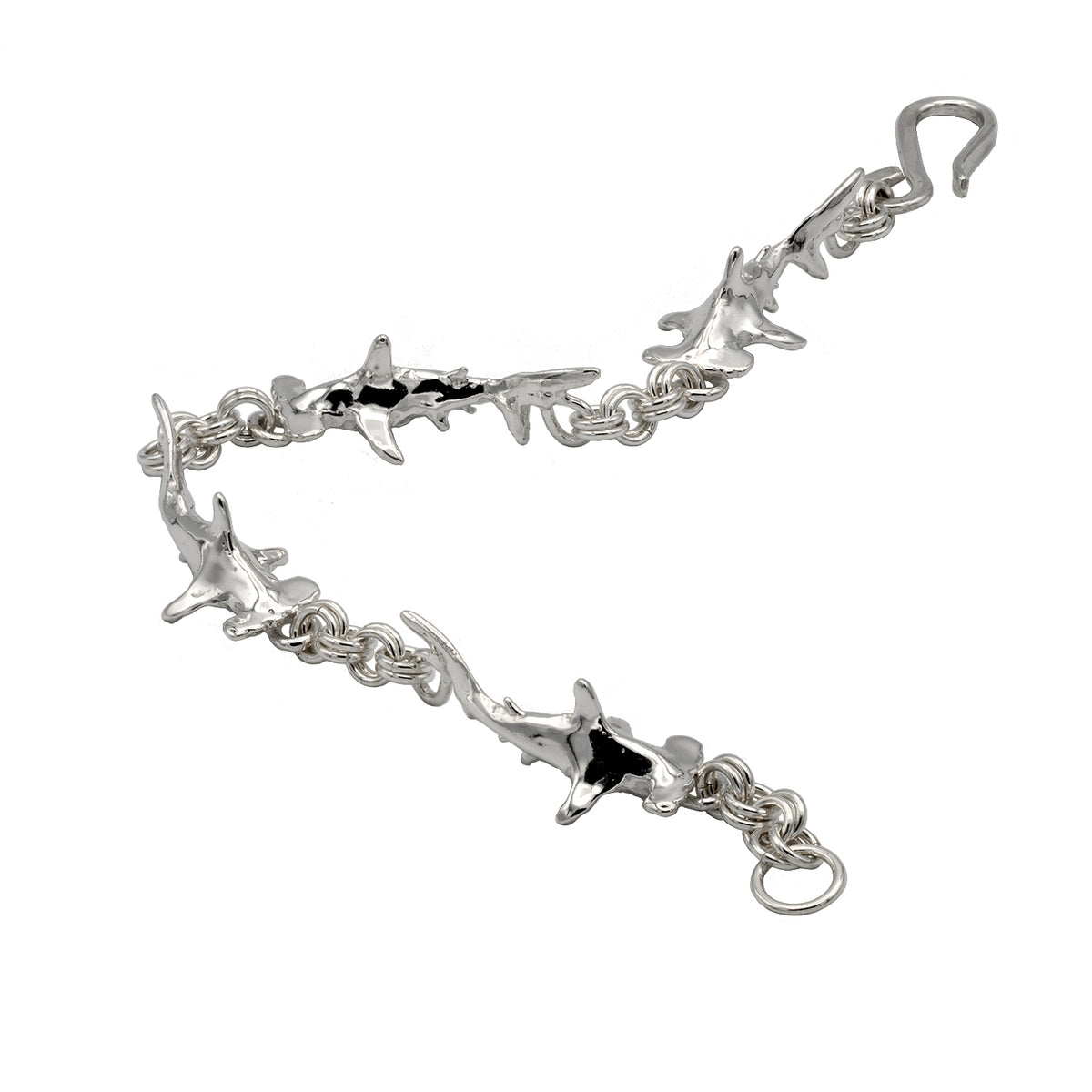 Great Hammerhead Shark Link Bracelet