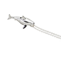 Great White Shark- Deep Blue Necklace