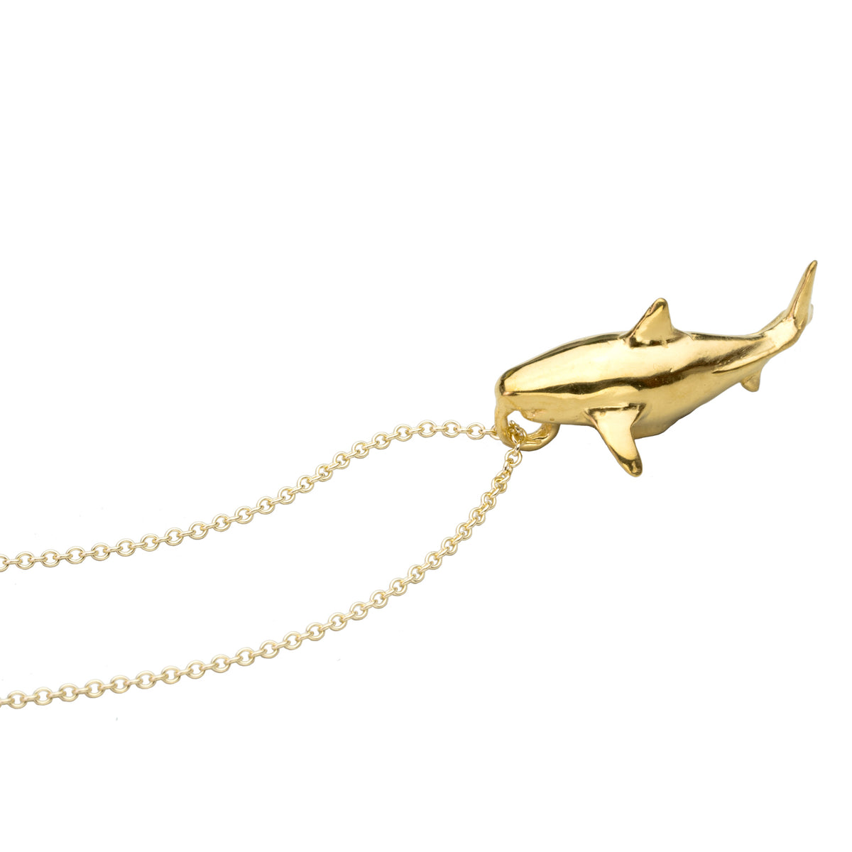 Great White Shark- Deep Blue Necklace