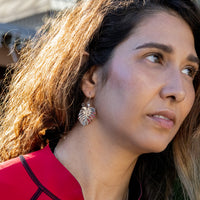 Monstera Drop Earrings