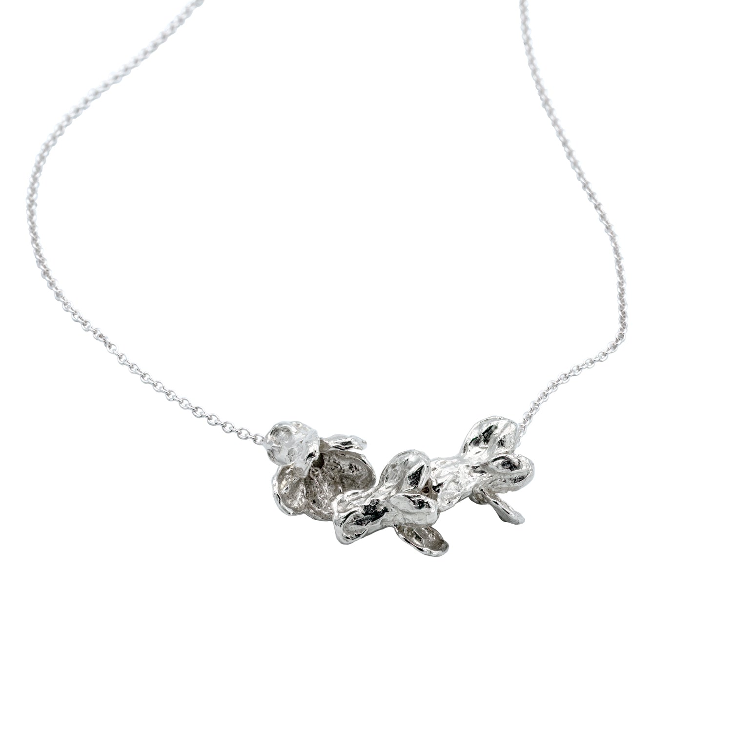 Pakalana Flower Necklace | Hand Carved Flowers | 'Alohi Kai