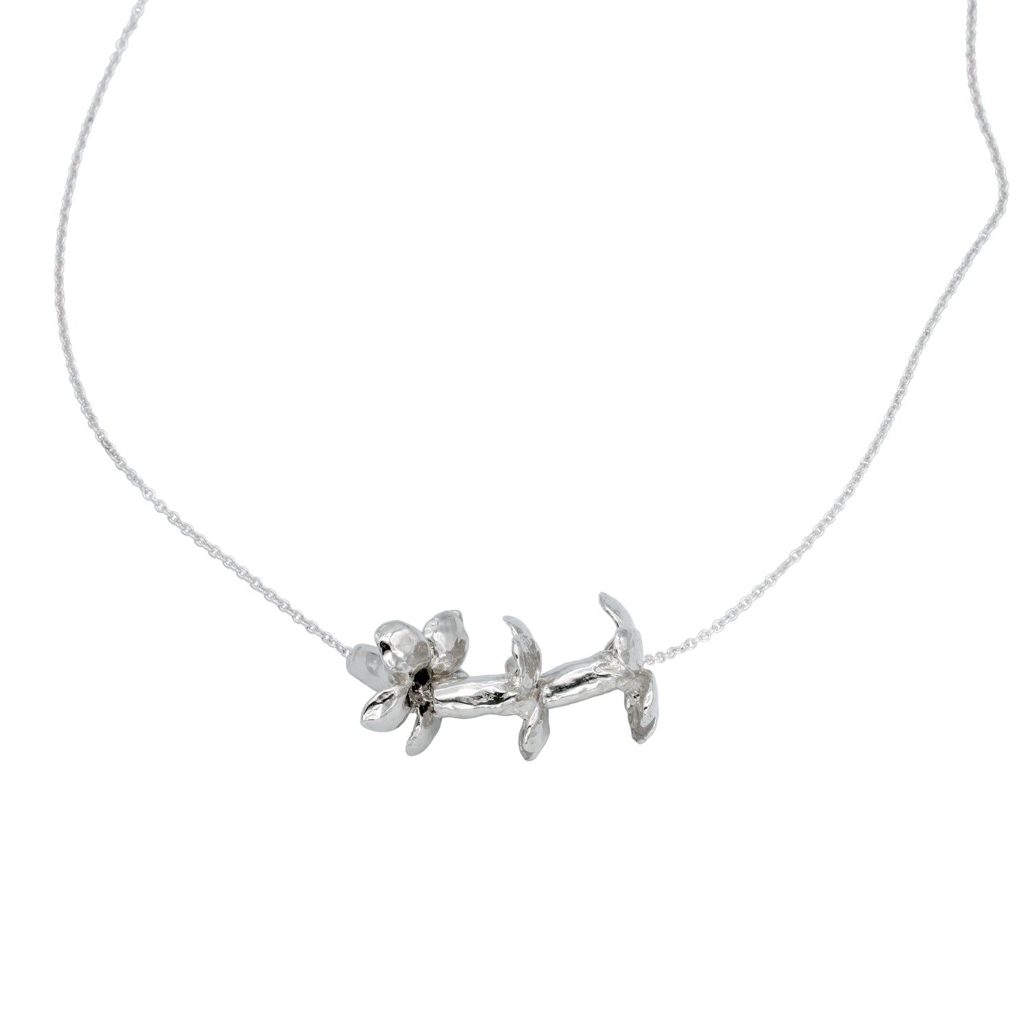 Puakenikeni Necklace | Hand Carved Hawaii Flowers | 'Alohi Kai