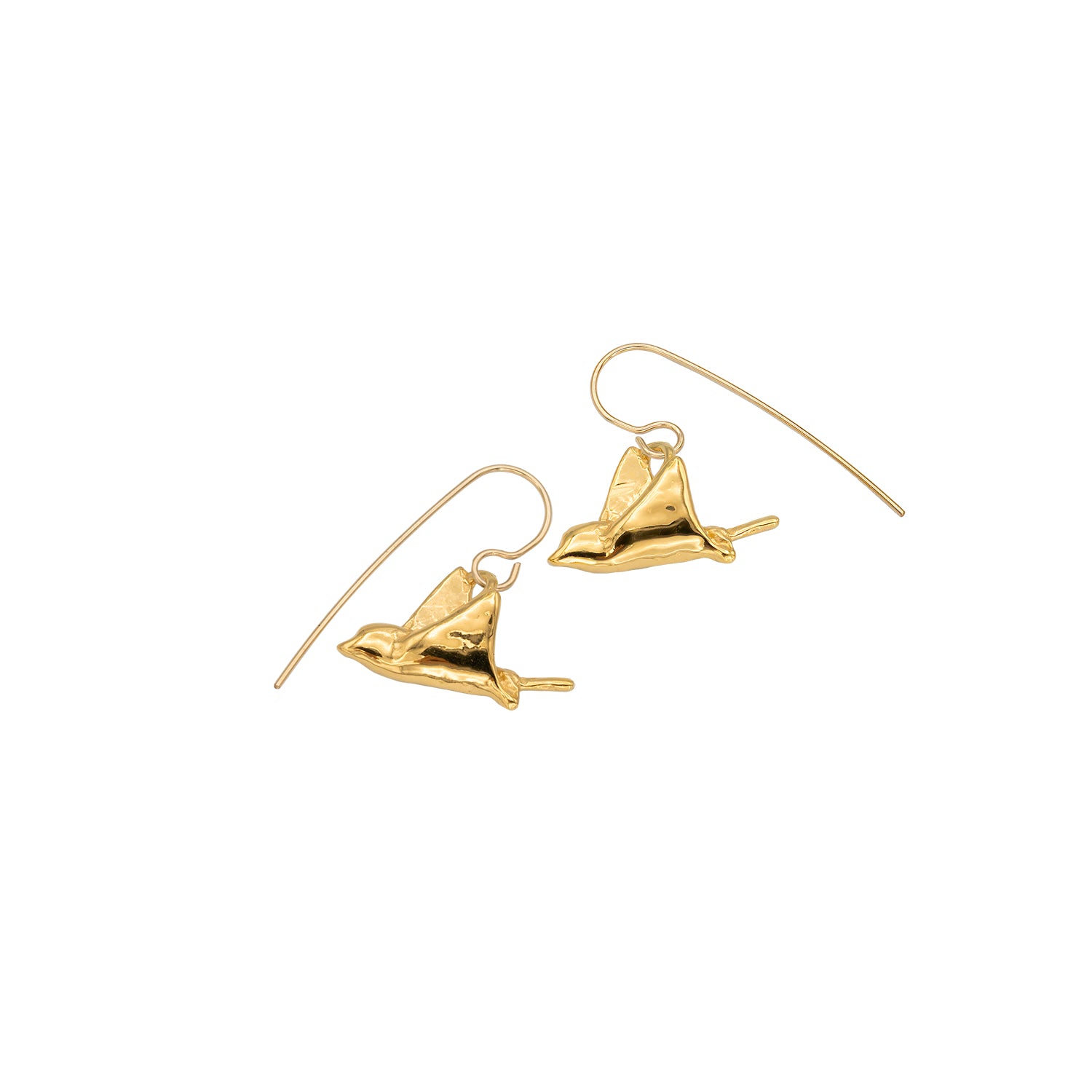 Eagle Ray Drop Earrings | Handmade Hawaii Jewelry | Alohi Kai