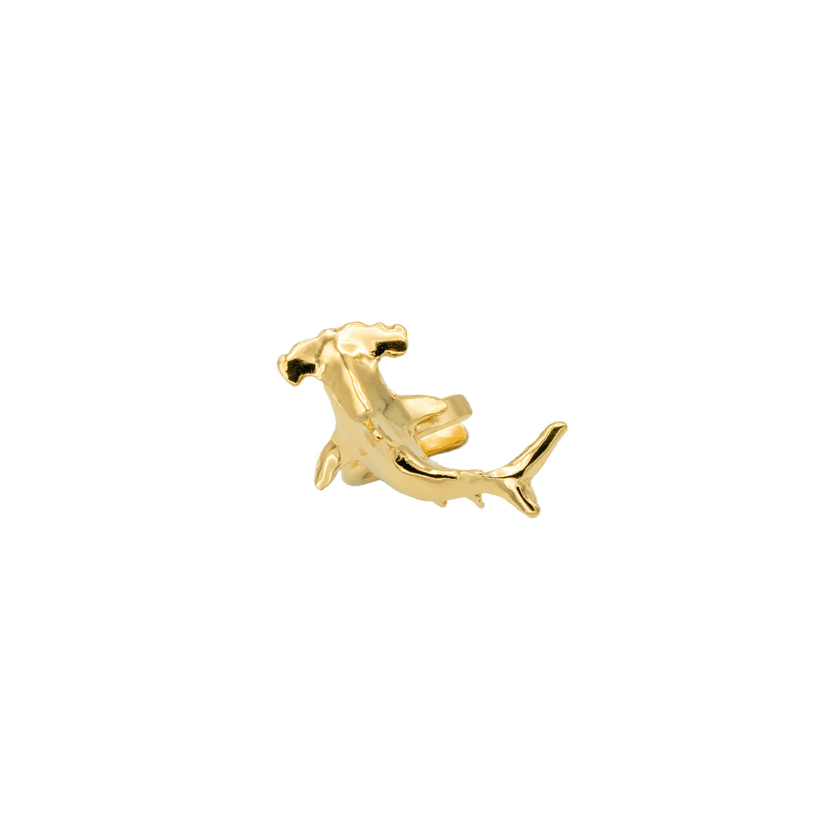 Scalloped Hammerhead Shark Ear Cuff