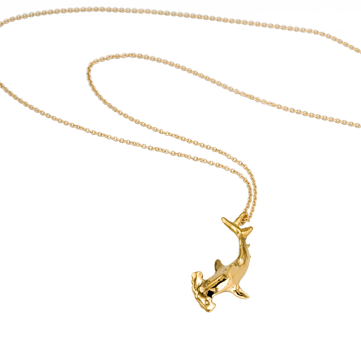 Scalloped Hammerhead Shark Necklace