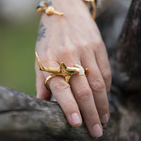 Hammerhead Shark Knuckleduster Ring