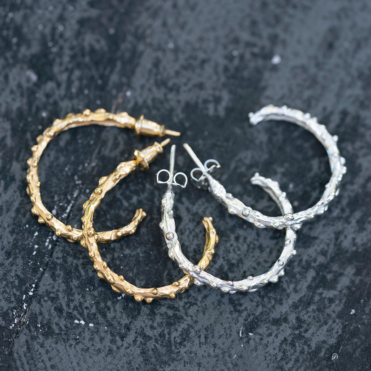 Limu Manauea Hoop Earrings