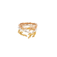 Limu Manauea Seaweed Branched Adjustable Rings
