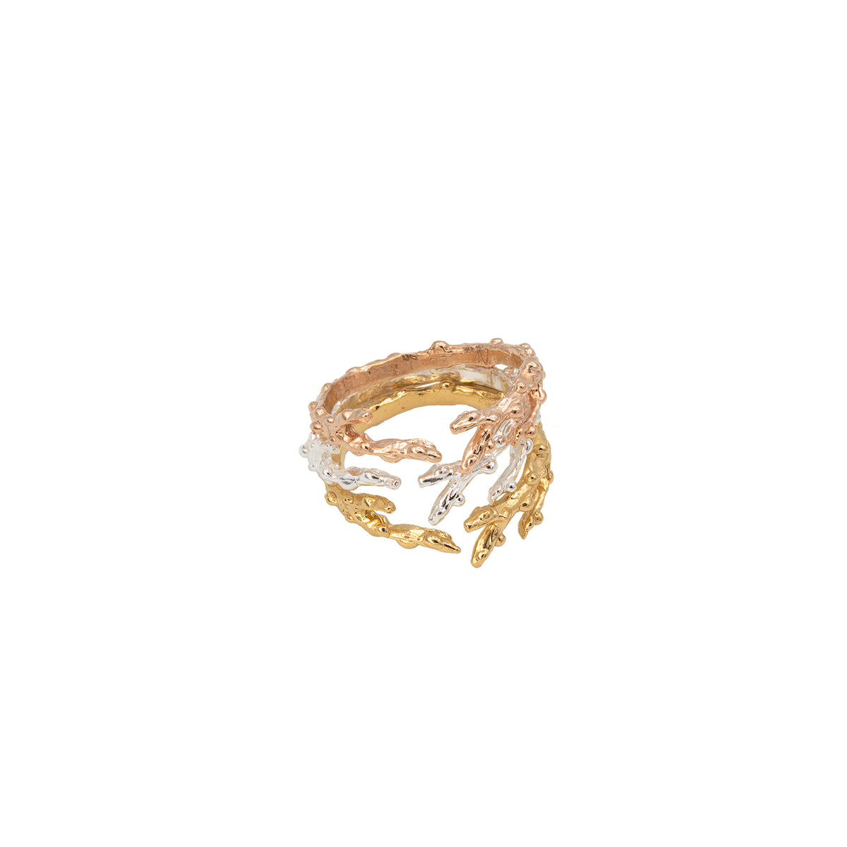 Limu Manauea Seaweed Branched Adjustable Rings