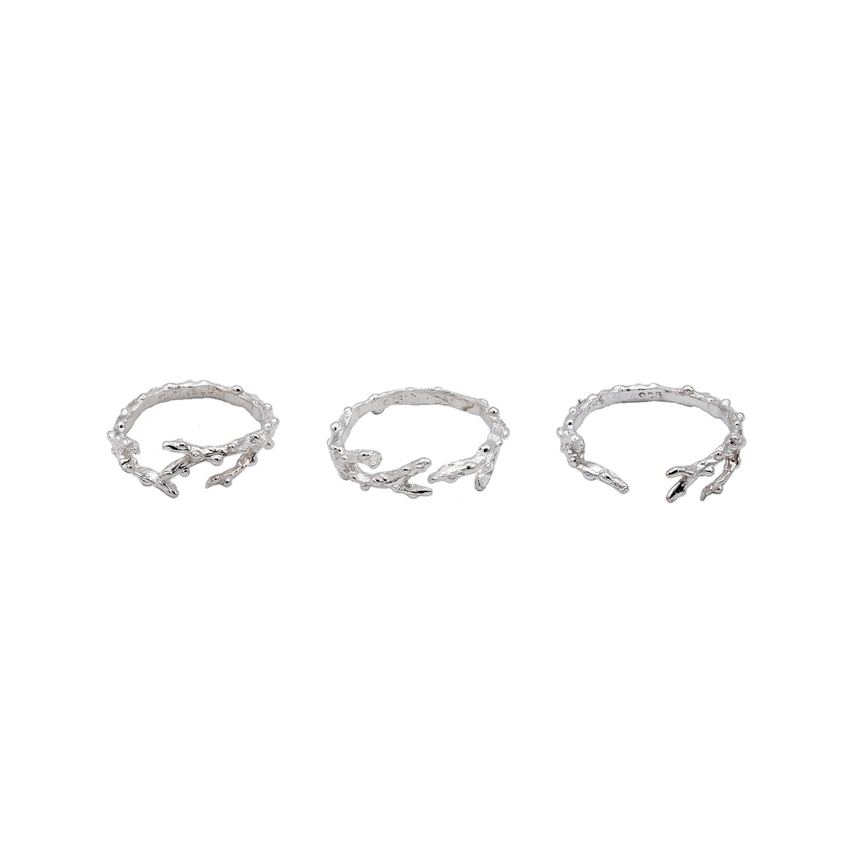 Limu Manauea Seaweed Branched Adjustable Rings