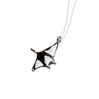 Hahalua Flying Manta Ray Necklace