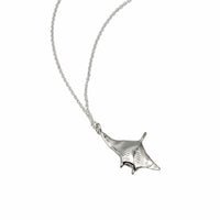 Hahalua Flying Manta Ray Necklace