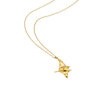 Hahalua Flying Manta Ray Necklace