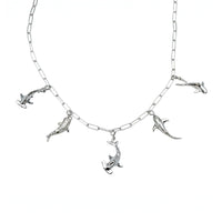 O Ke Kai Shark Lover's Necklace - Silver