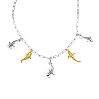O Ke Kai Shark Lover's Necklace - Silver