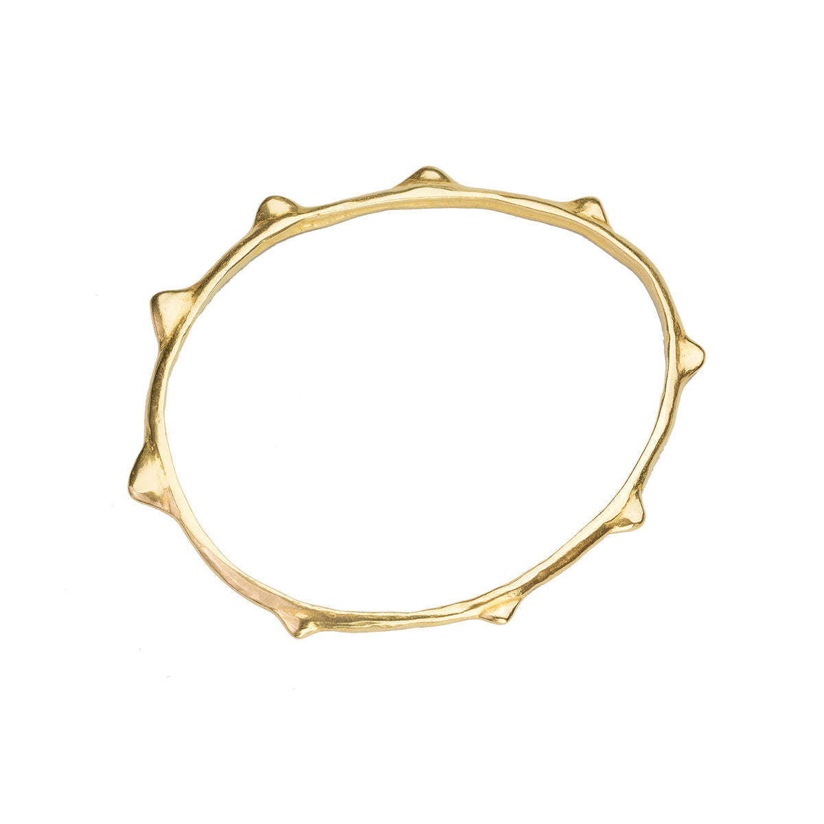 Sculptural Ola Bangle - Fierce Ahi