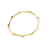 Sculptural Ola Bangle - Fierce Ahi