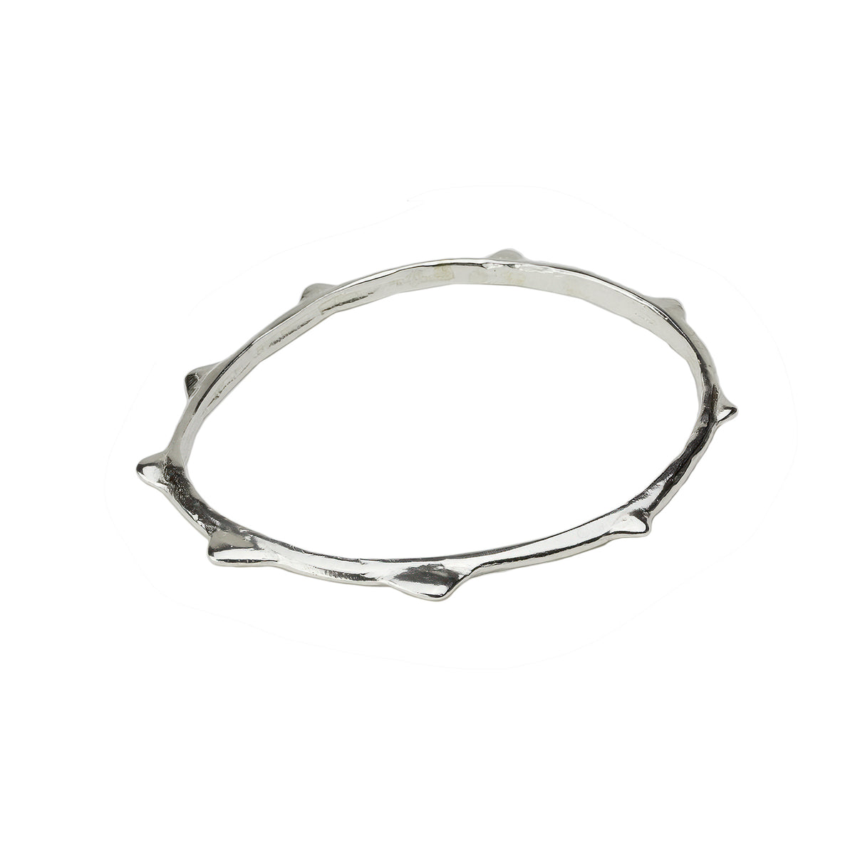 Sculptural Ola Bangle - Fierce Ahi