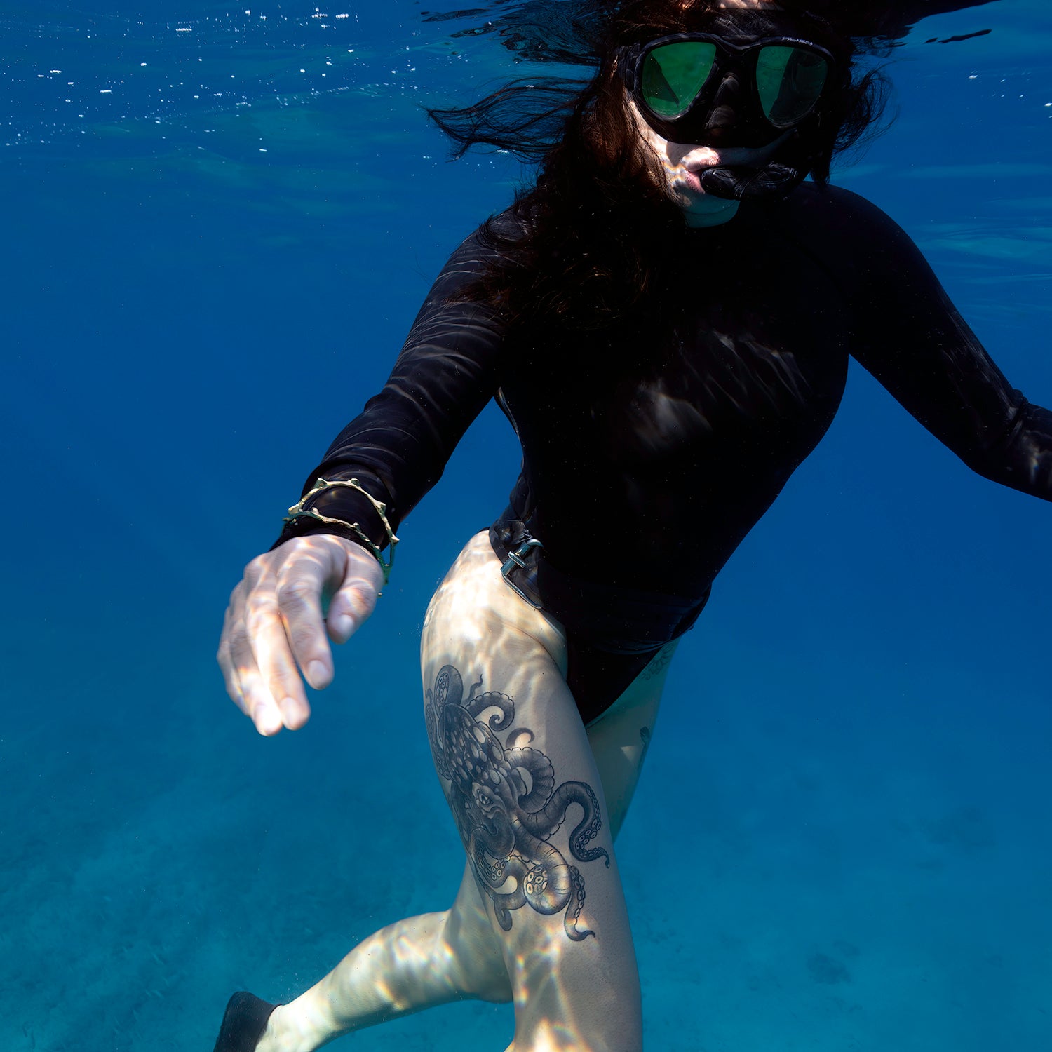 Sculptural Ola Bangle - Tako Octopus – 'Alohi Kai Jewelry