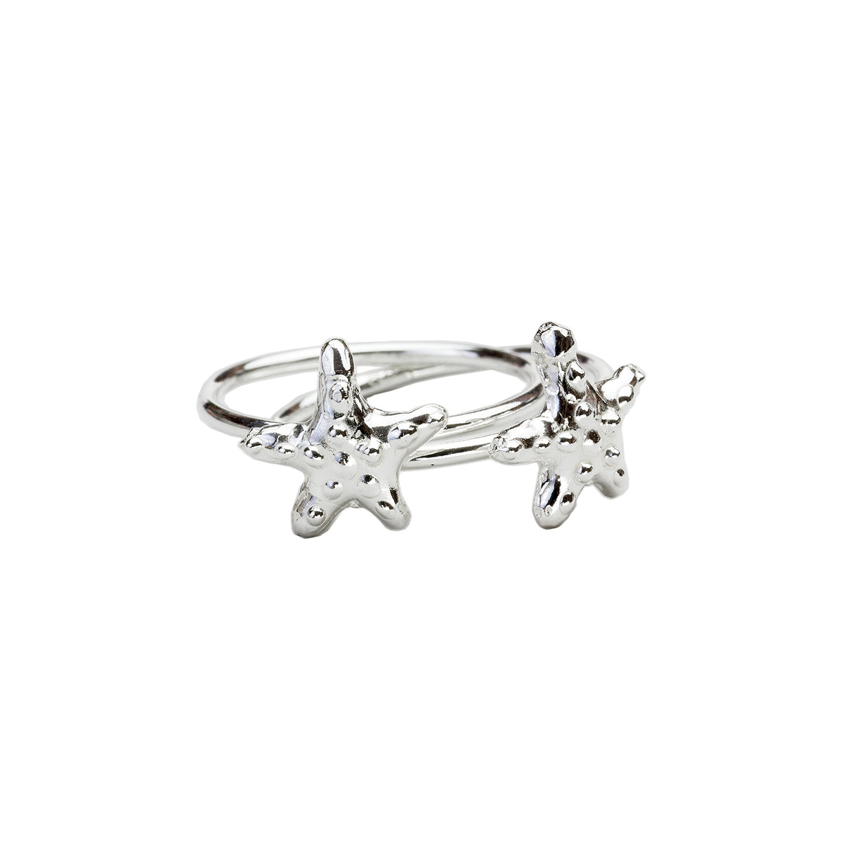 Knobby Sea Star Stacker Ring