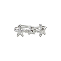 Knobby Sea Star Stacker Ring