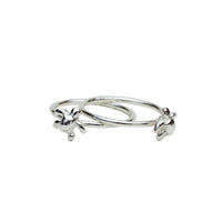 Tiny Honu Stacker Ring Sterling Silver