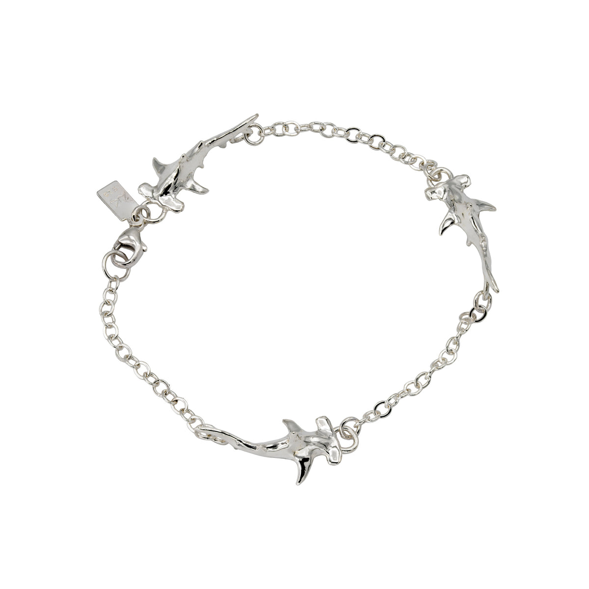 Great Hammerhead Triple Shark Anklet